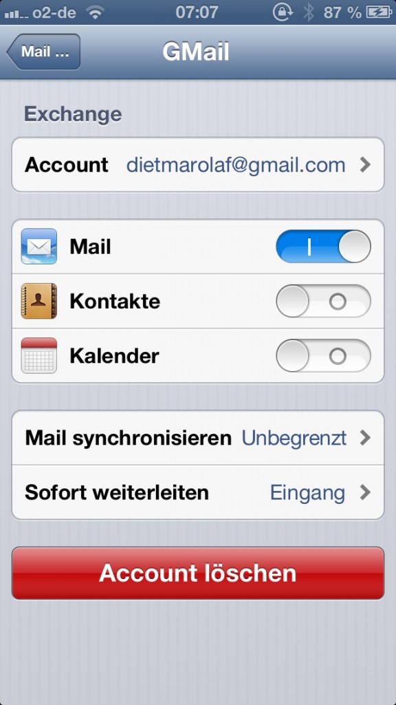 iphone outlook mail synchronisieren unbegrenzt